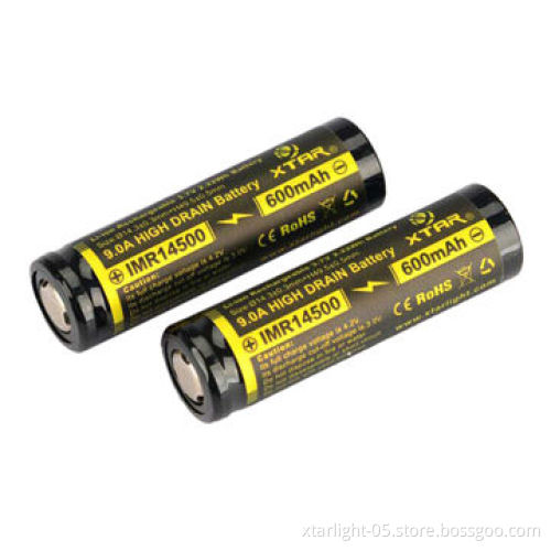 IMR14500 600mAh battery for E-cigarette